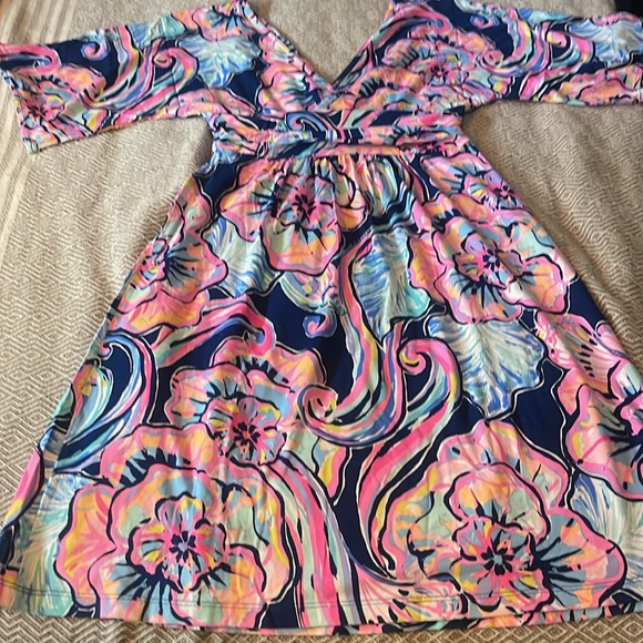 Lilly Pulitzer Nauti Navy Boho Boteau Parigi Dress - Picture 9 of 10